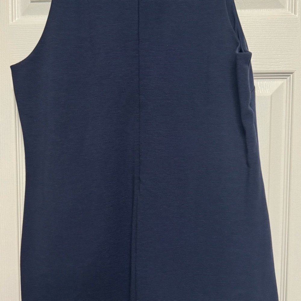 Lilly Pulitzer Navy Dress with White Lace Accent - Picture 2 of 2